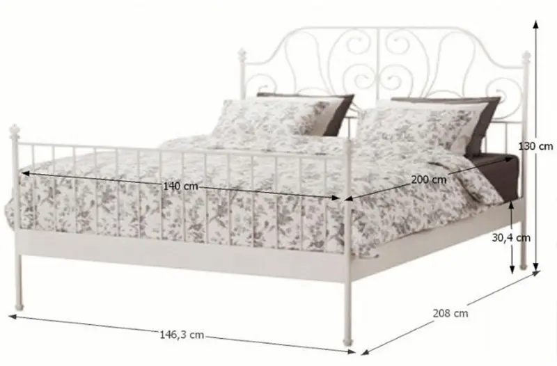 Кровать Mobhaus Behemoth 140x200 (White)