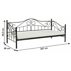 Pat Mobhaus Daina 90х200 (Black) Thumb