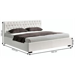 Кровать Mobhaus Dorlen 2 New 180х200 (White) Thumb