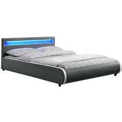 Pat Mobhaus Dulcea cu LED iluminare 160х200 (Gray)