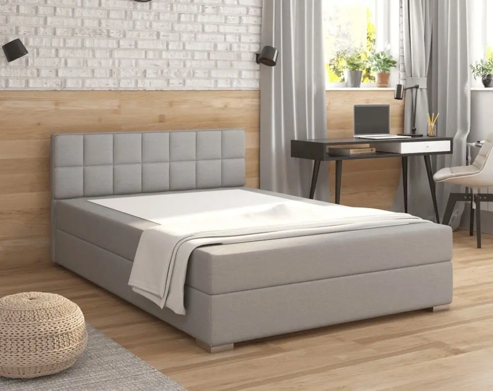 Pat Mobhaus Ferata Komfort Boxspring 140x200 (Light Gray)
