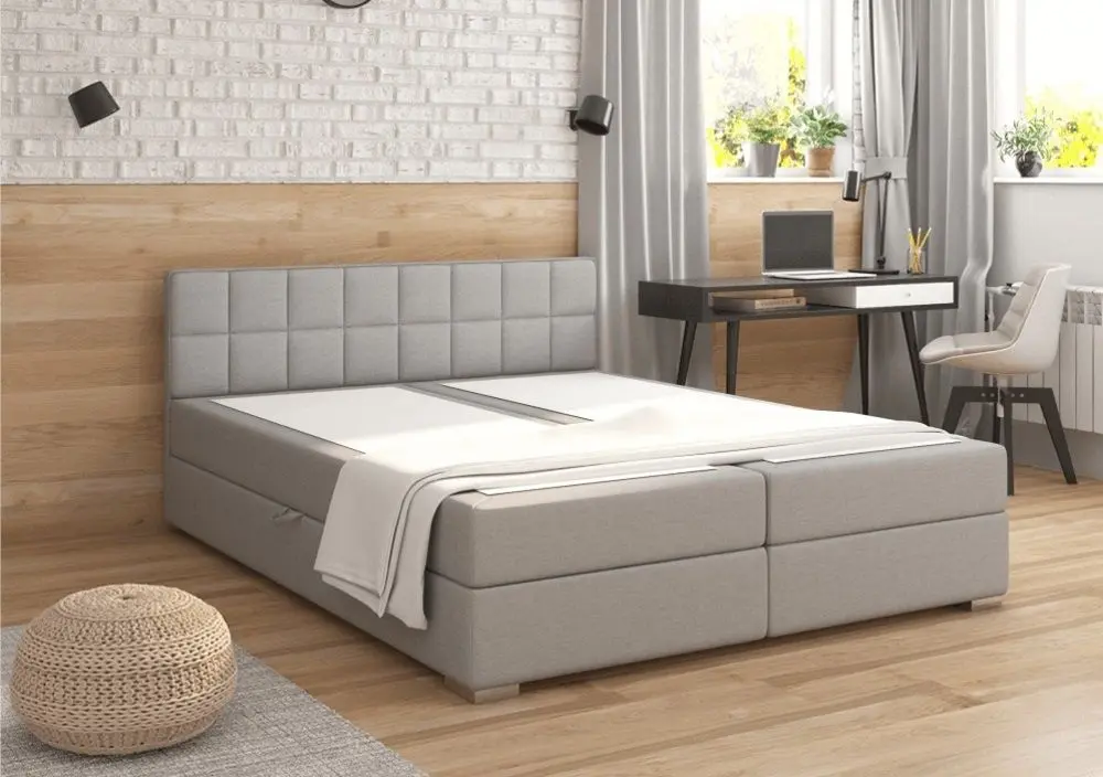 Pat Mobhaus Ferata Komfort Boxspring 160x200 (Light Gray)