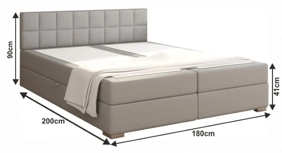 Pat Mobhaus Ferata Komfort Boxspring 180х200 (Light Gray)