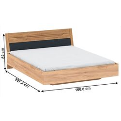 Pat Mobhaus Fidel 160x200 (Craft Oak Golden/Graphite Gray) Thumb