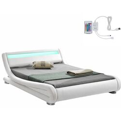 Кровать Mobhaus Filida c LED подсветкой 160х200 (White)