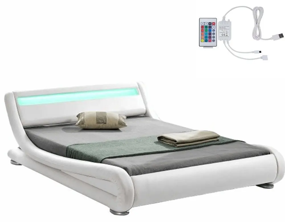 Pat Mobhaus Filida cu LED iluminare 160х200 (White)