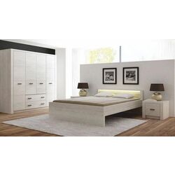 Кровать Tempo Kondela Infinity I-19 160х200 (Ash White) Thumb