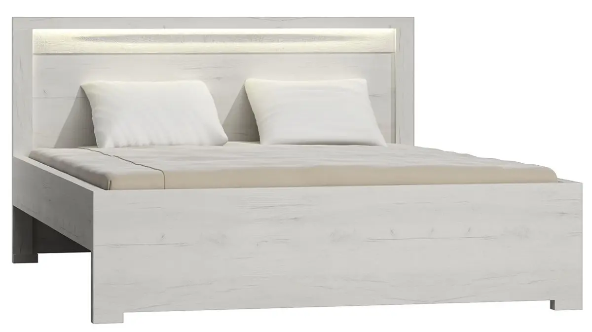 Кровать Tempo Kondela Infinity I-19 160х200 (Ash White)