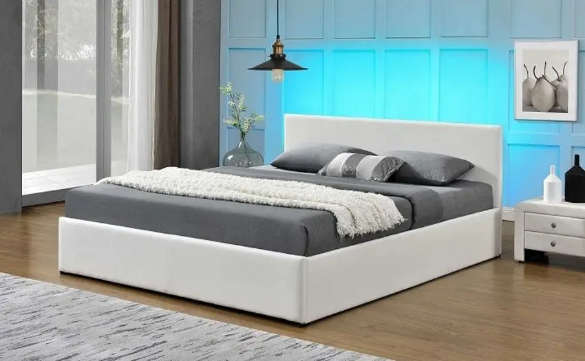 Pat Mobhaus Jada New cu LED iluminare 160x200 (White)