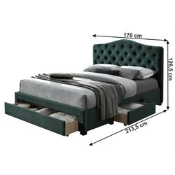 Кровать Mobhaus Kesada 160x200 (Emerald) Thumb
