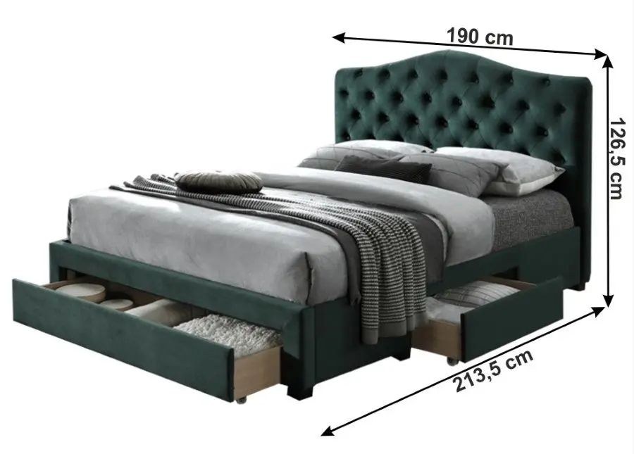 Pat Mobhaus Kesada 180x200 (Emerald)