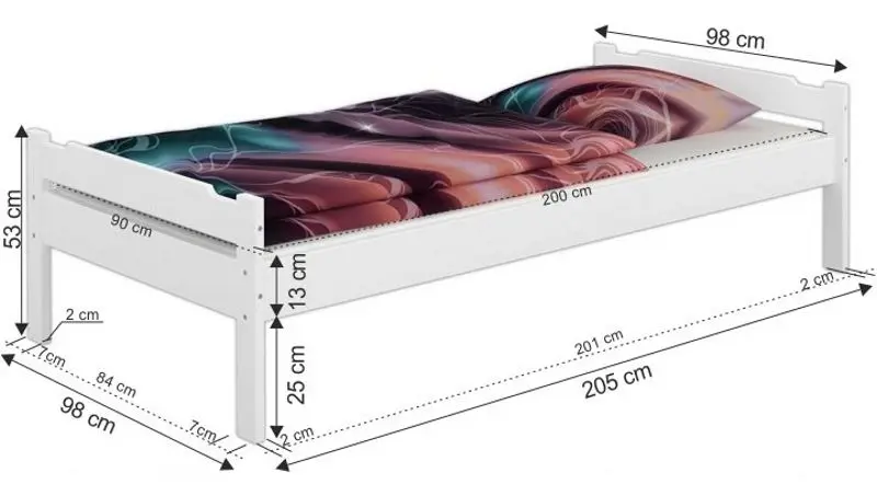 Pat Mobhaus Livio 90х200 (White) - 3