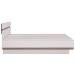 Кровать Mobhaus Lynatet Typ 160х200 (White Extra High Gloss/Sonoma Oak Truffle) Thumb