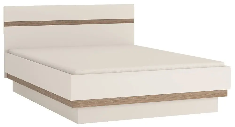 Pat Mobhaus Lynatet Typ 91 140x200 (White Extra High Gloss/Sonoma Oak Truffle)