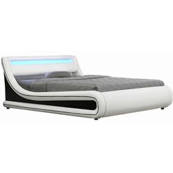 Pat Mobhaus Manila New cu LED iluminare 160х200 (White/Black)