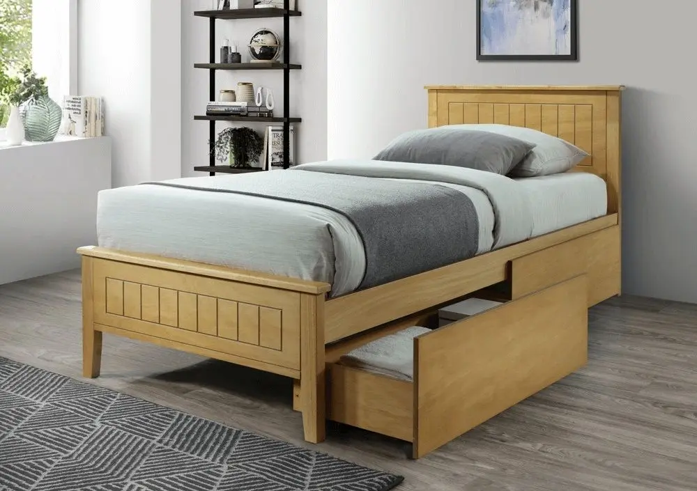 Кровать Mobhaus Midea 90x200 (Oak) - 3
