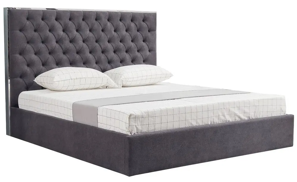 Кровать Mobhaus Nadia 160х200 (Dark Gray)