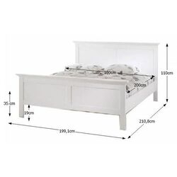 Кровать Mobhaus Paris 180х200 (White) Thumb