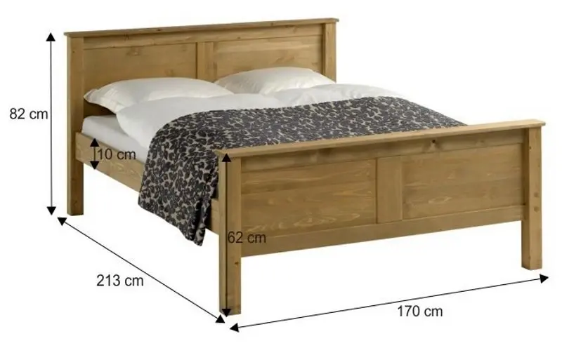 Кровать Mobhaus Provo 160х200 (Oak)