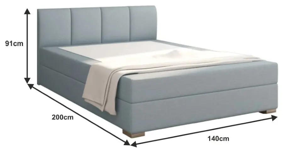 Кровать Mobhaus Riana Komfort 140x200 (Menthol)