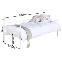 Кровать Mobhaus Rozali 90х200 (White) Thumb