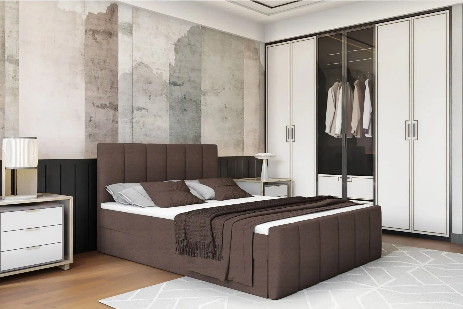 Pat Mobhaus Star Boxspring 180x200 (Brown)