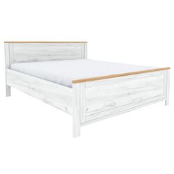 Кровать Tempo Kondela Sudbury 160x200 (Craft Oak Golden/Craft Oak White) Thumb