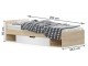 Pat Mobhaus Teyo 90х200 (White/Sonoma Oak)