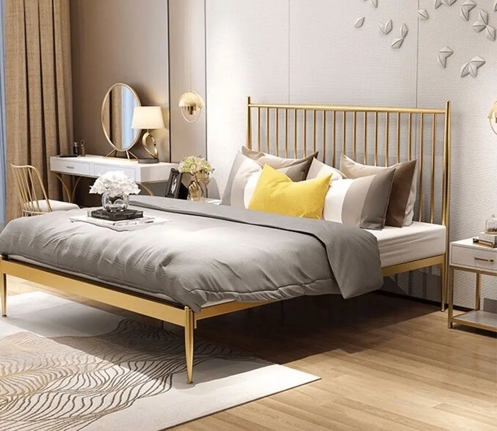 Кровать Mobhaus Zahara 160x200 (Golden) - 3