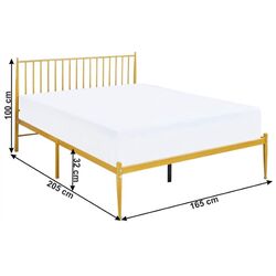 Кровать Mobhaus Zahara 160x200 (Golden) Thumb