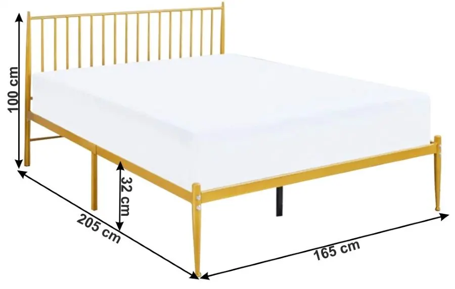 Кровать Mobhaus Zahara 160x200 (Golden) - 6