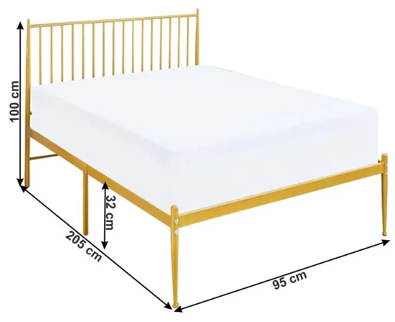 Pat Mobhaus Zahara 90x200 (Golden) - 4