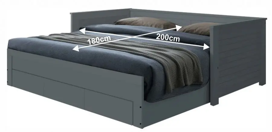 Pat pliant Mobhaus Goreta 90х200 (Gray)