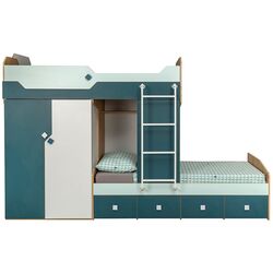 Pat suprapus Mobi Junior 11.06 (White/Mint/Petrol)