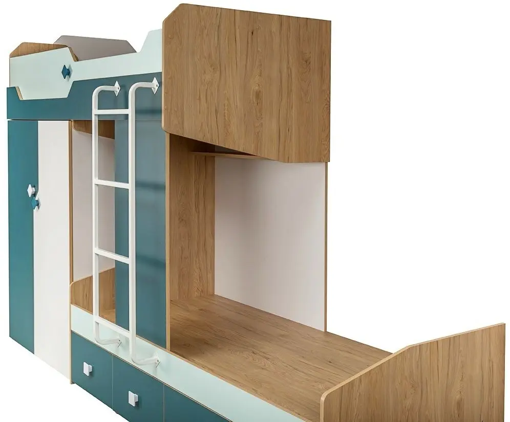 Pat suprapus Mobi Junior 11.06 (White/Mint/Petrol) - 5