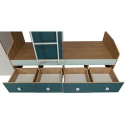 Pat suprapus Mobi Junior 11.06 (White/Mint/Petrol) Thumb