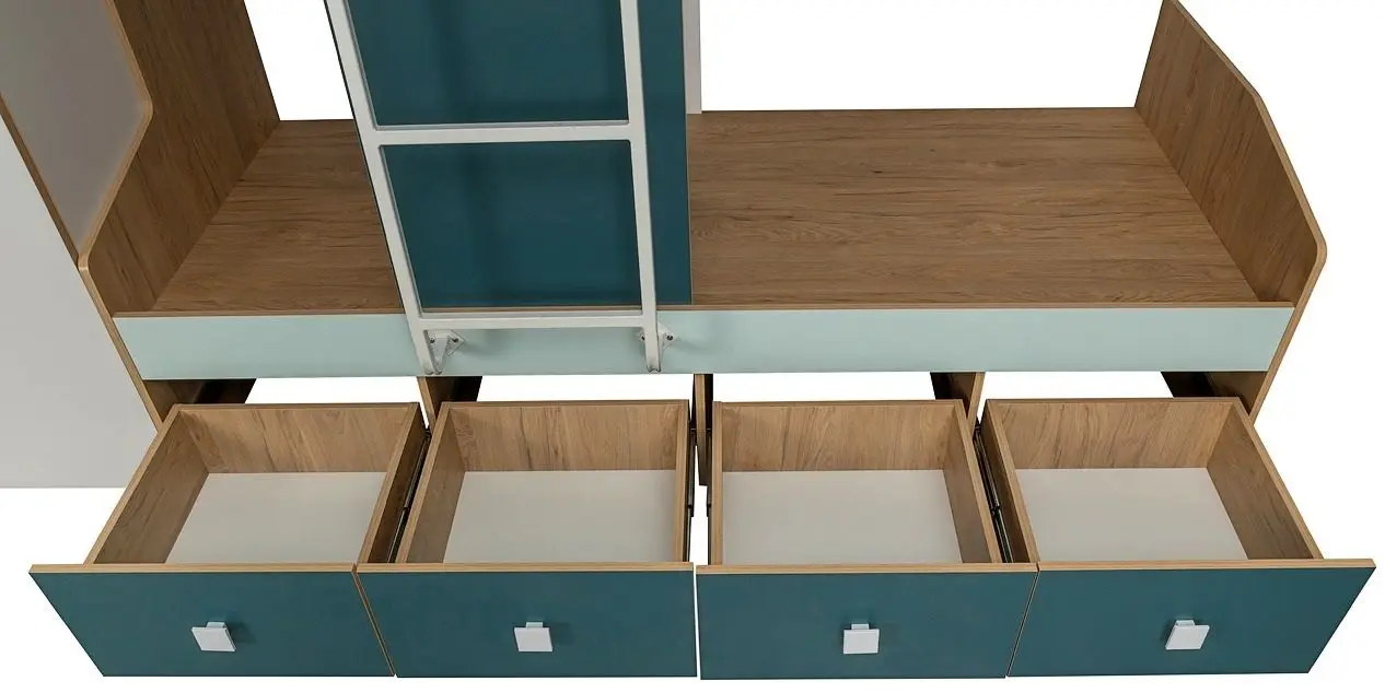 Pat suprapus Mobi Junior 11.06 (White/Mint/Petrol) - 6