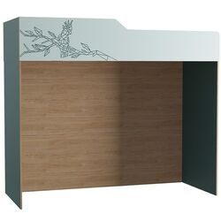 Pat suprapus Mobi Gudvin 11.15 (Hickory Rockford Natural/Petrol/Mint)