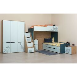 Pat suprapus Mobi Gudvin 11.15 (Hickory Rockford Natural/Petrol/Mint) Thumb