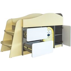 Pat suprapus Mobi Monti 70х140 (White/Slate Gray/Lemon Sorbet) Thumb