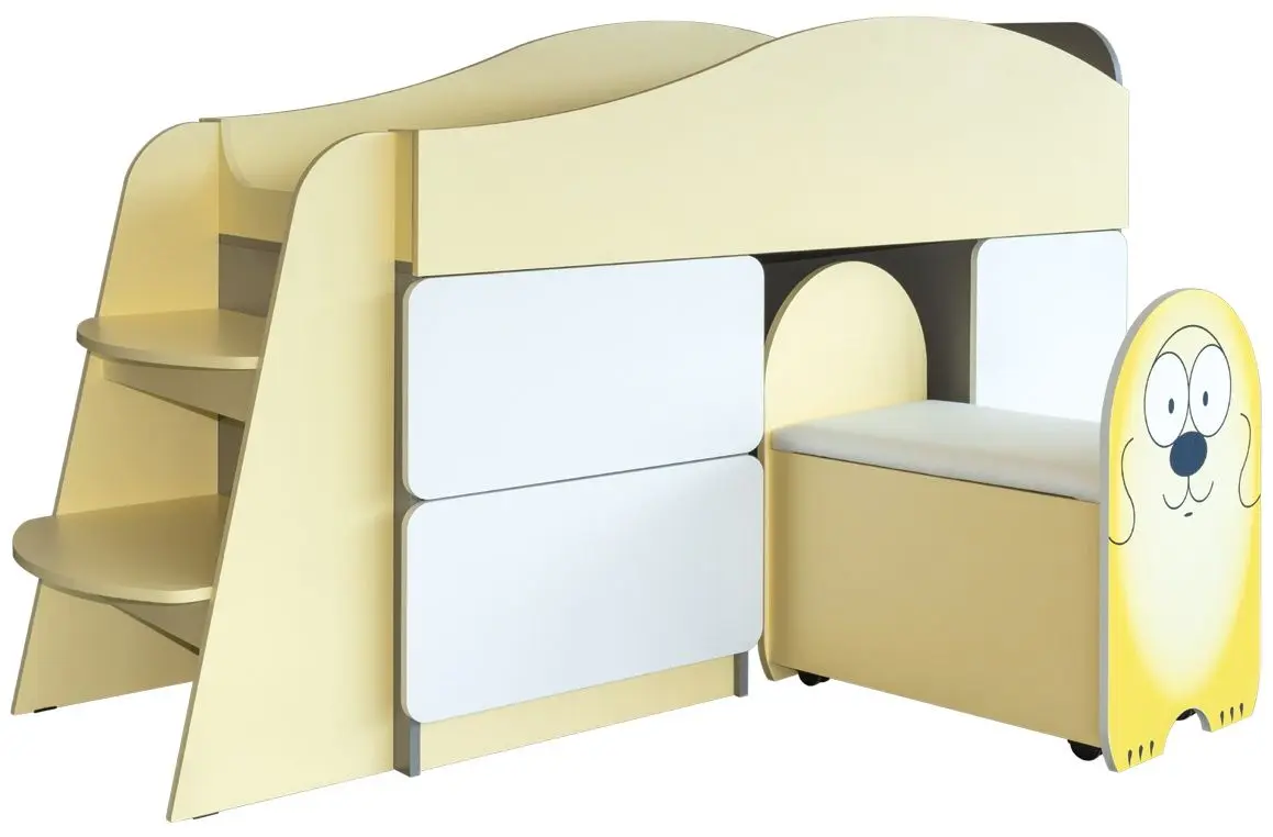 Pat suprapus Mobi Monti 70х140 (White/Slate Gray/Lemon Sorbet) - 5