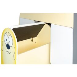 Pat suprapus Mobi Monti 70х140 (White/Slate Gray/Lemon Sorbet) Thumb