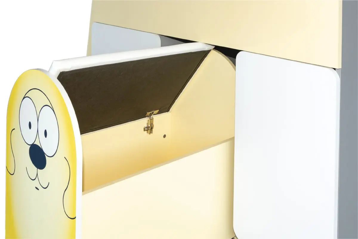 Pat suprapus Mobi Monti 70х140 (White/Slate Gray/Lemon Sorbet) - 4