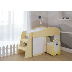 Pat suprapus Mobi Monti 70х140 (White/Slate Gray/Lemon Sorbet) Thumb