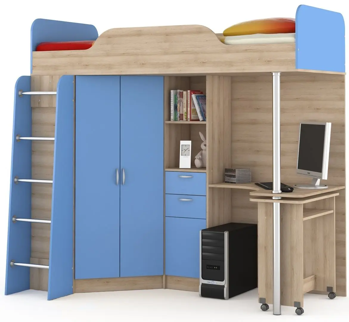 Pat suprapus Mobi Nika 427 T (Sand Beech/Capri Blue)