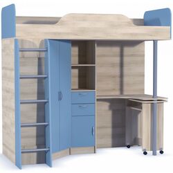 Pat suprapus Mobi Nika 427 T (Sand Beech/Capri Blue) Thumb