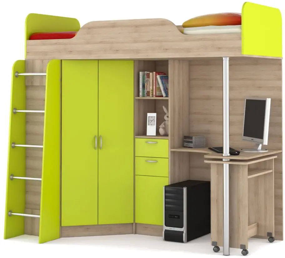 Pat suprapus Mobi Nika 427 Т (Sand Beech/Green Lime)