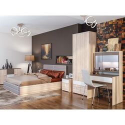 Pat Mobi Elen 160x200 (Ash Shimo Light/Savana Latte) Thumb