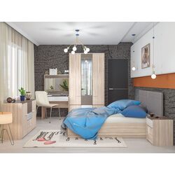 Pat Mobi Elen 160x200 (Ash Shimo Light/Savana Latte) Thumb