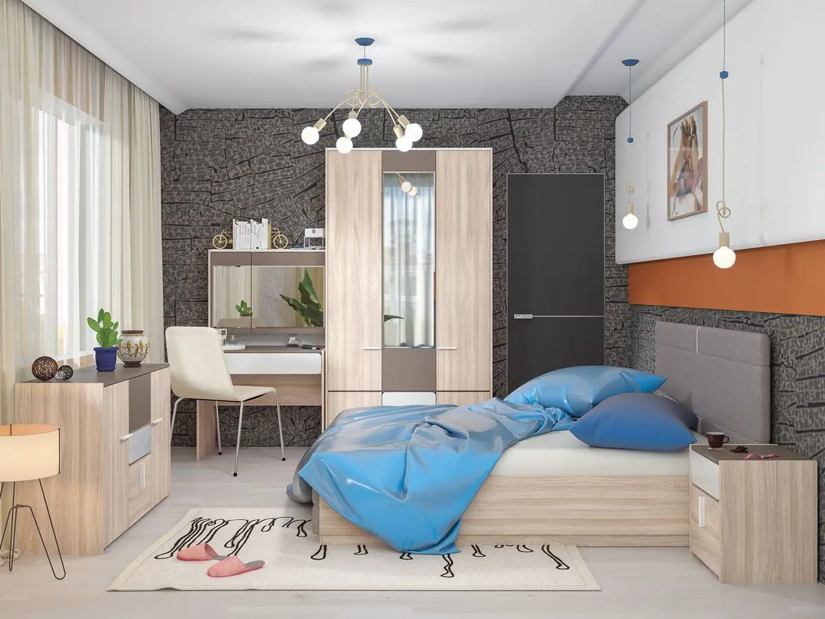 Pat Mobi Elen 160x200 (Ash Shimo Light/Savana Latte)